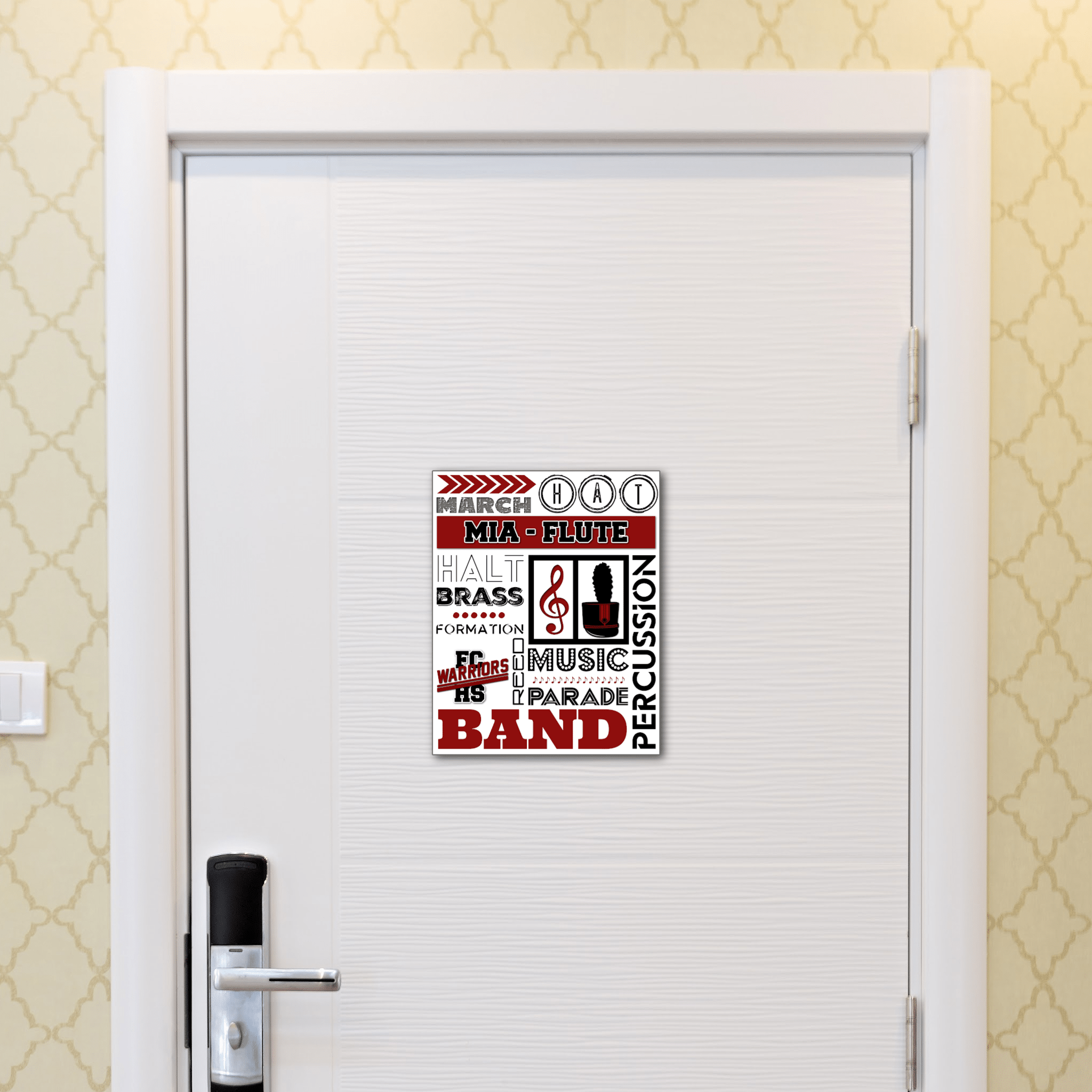 Band Collage Digital Download Locker Decoration