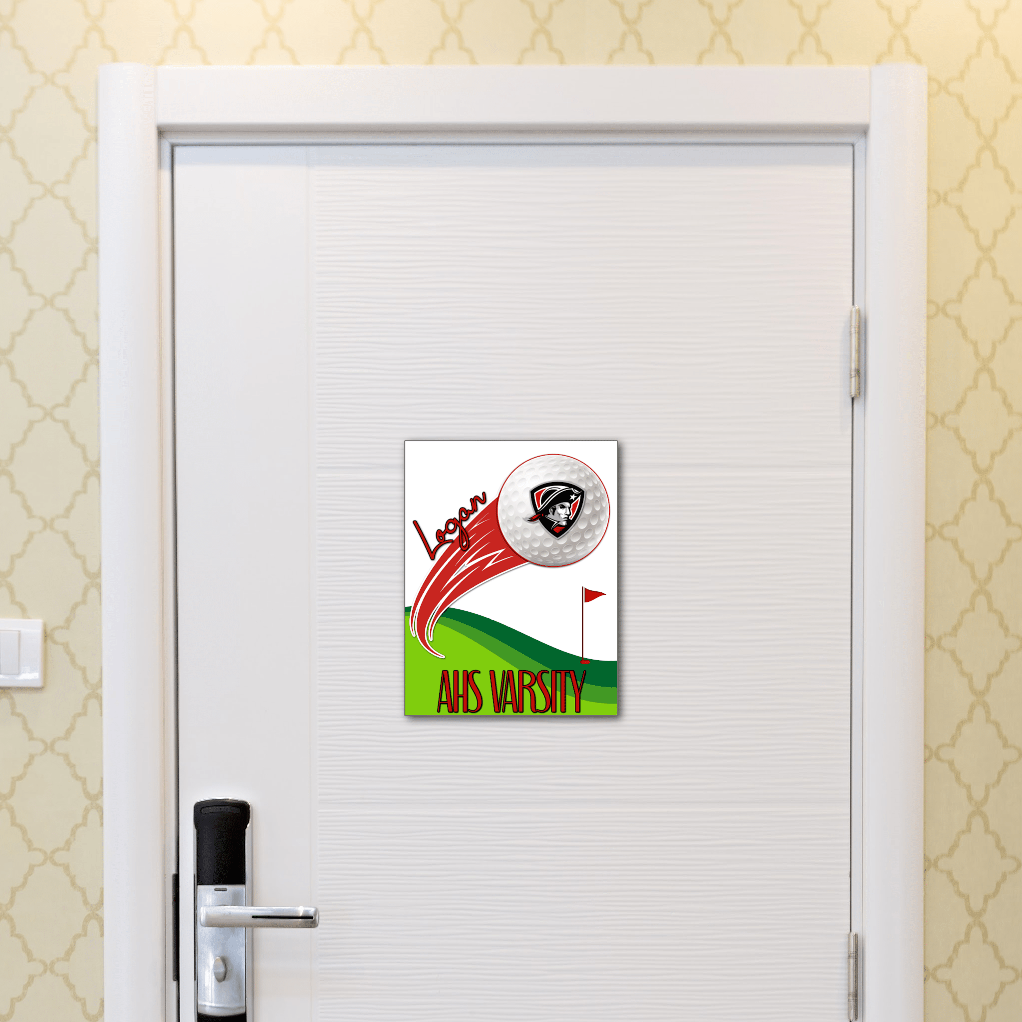 Flying Golf Ball Digital Download Locker Decoration