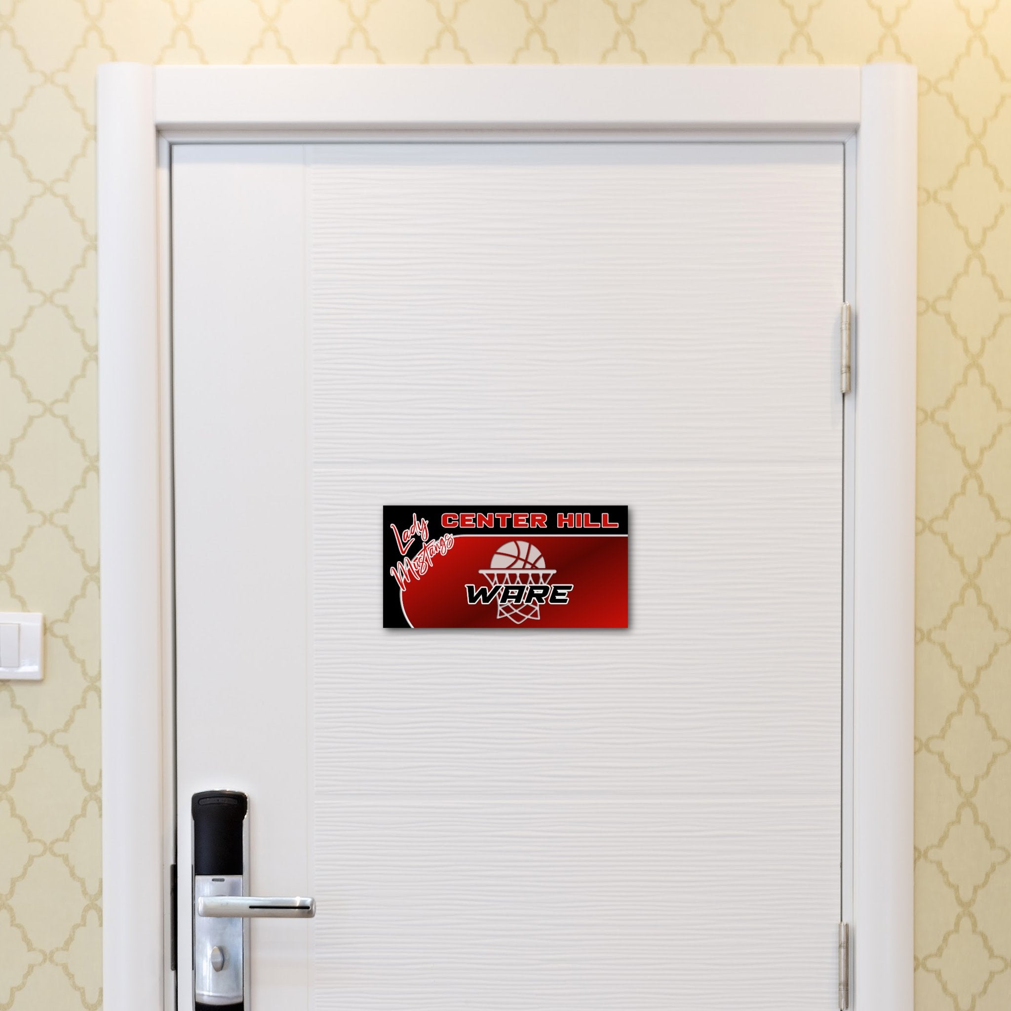 Custom Basketball Tournament Hotel Door Sign