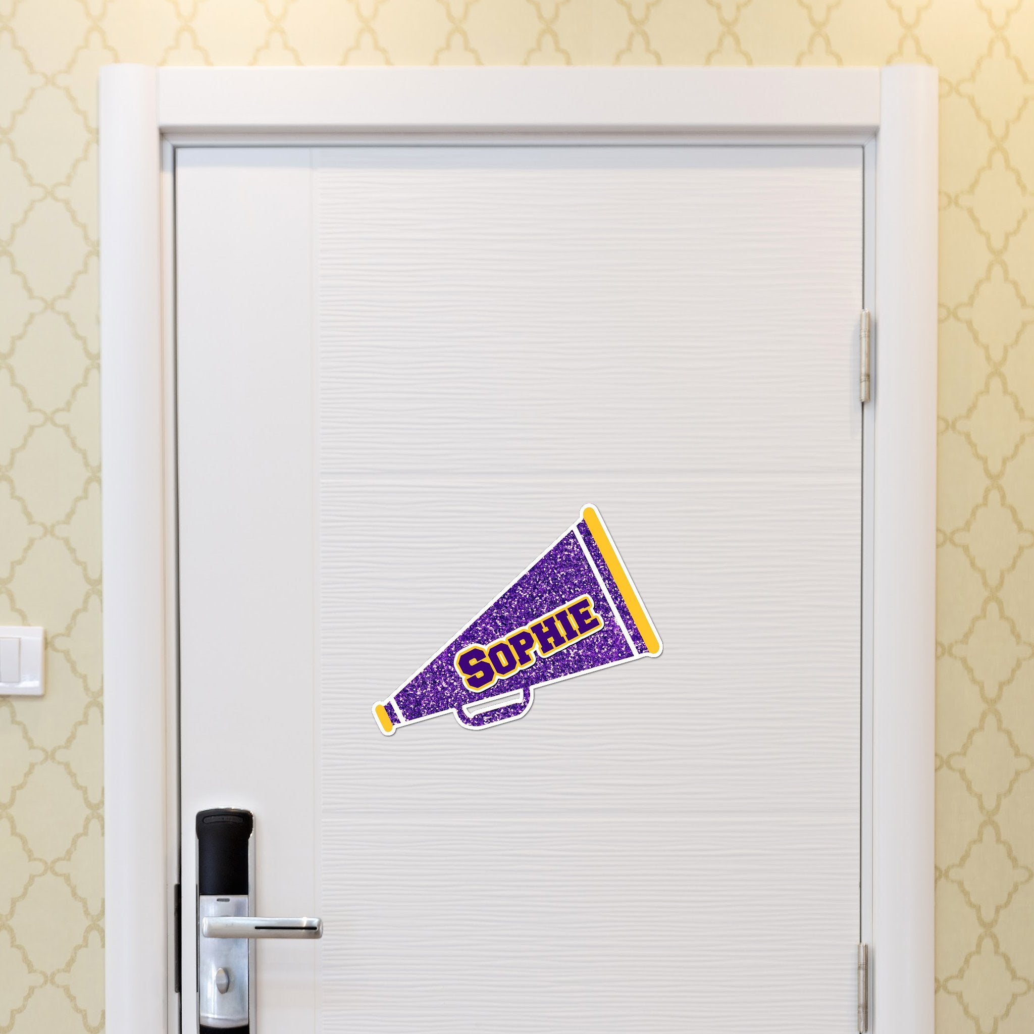 Custom Cheerleading Tournament Hotel Door Sign