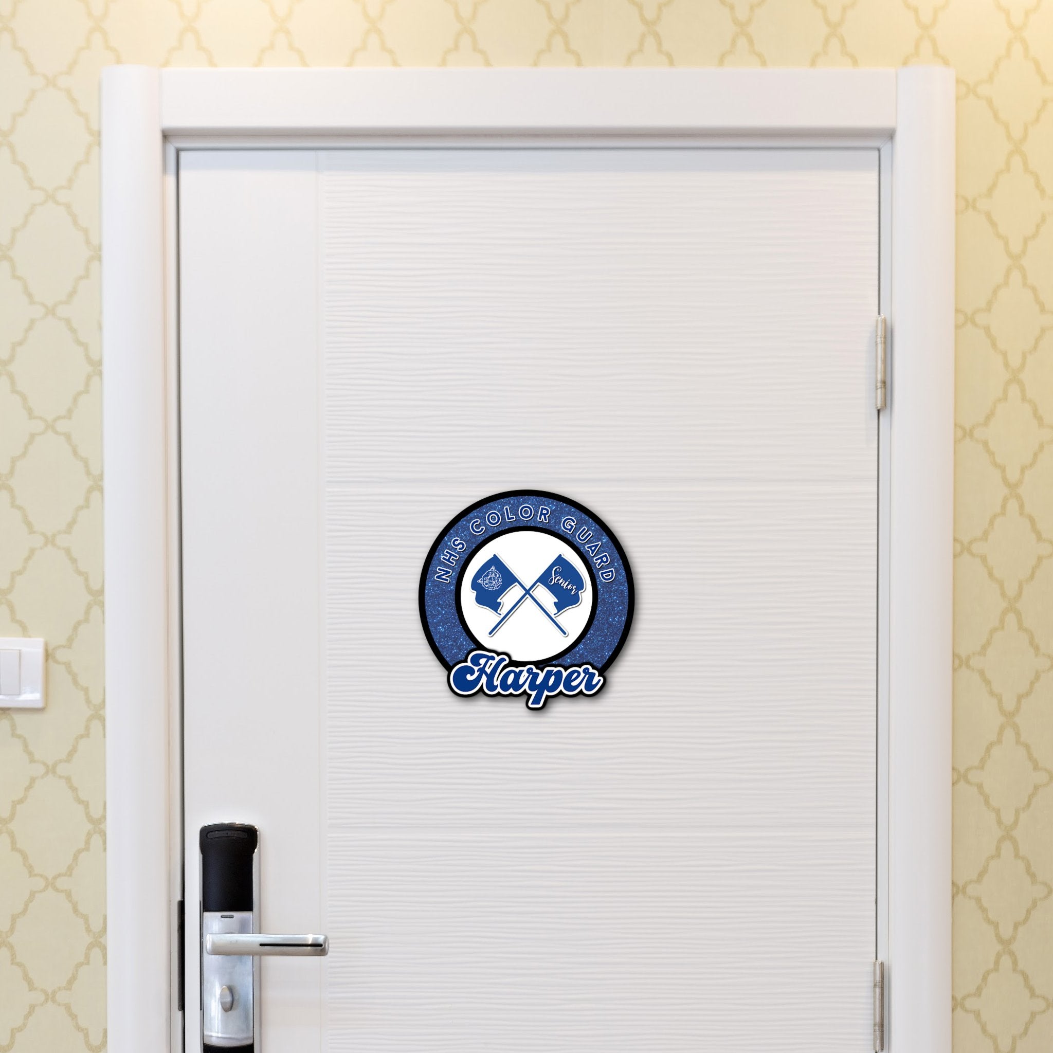 Custom Color Guard or Winter Guard Contest Hotel Door Sign