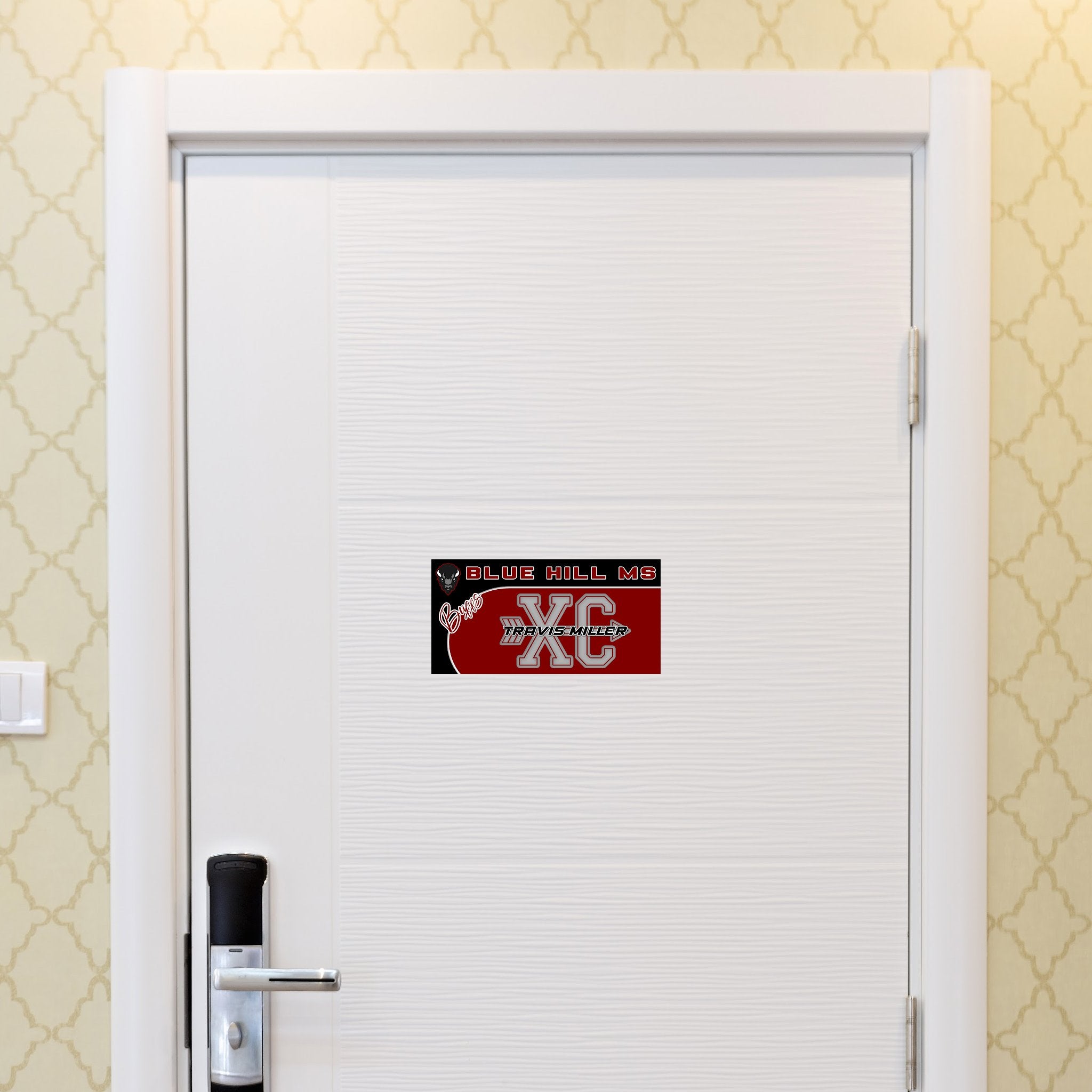 Custom Cross Country Meet Hotel Door Sign