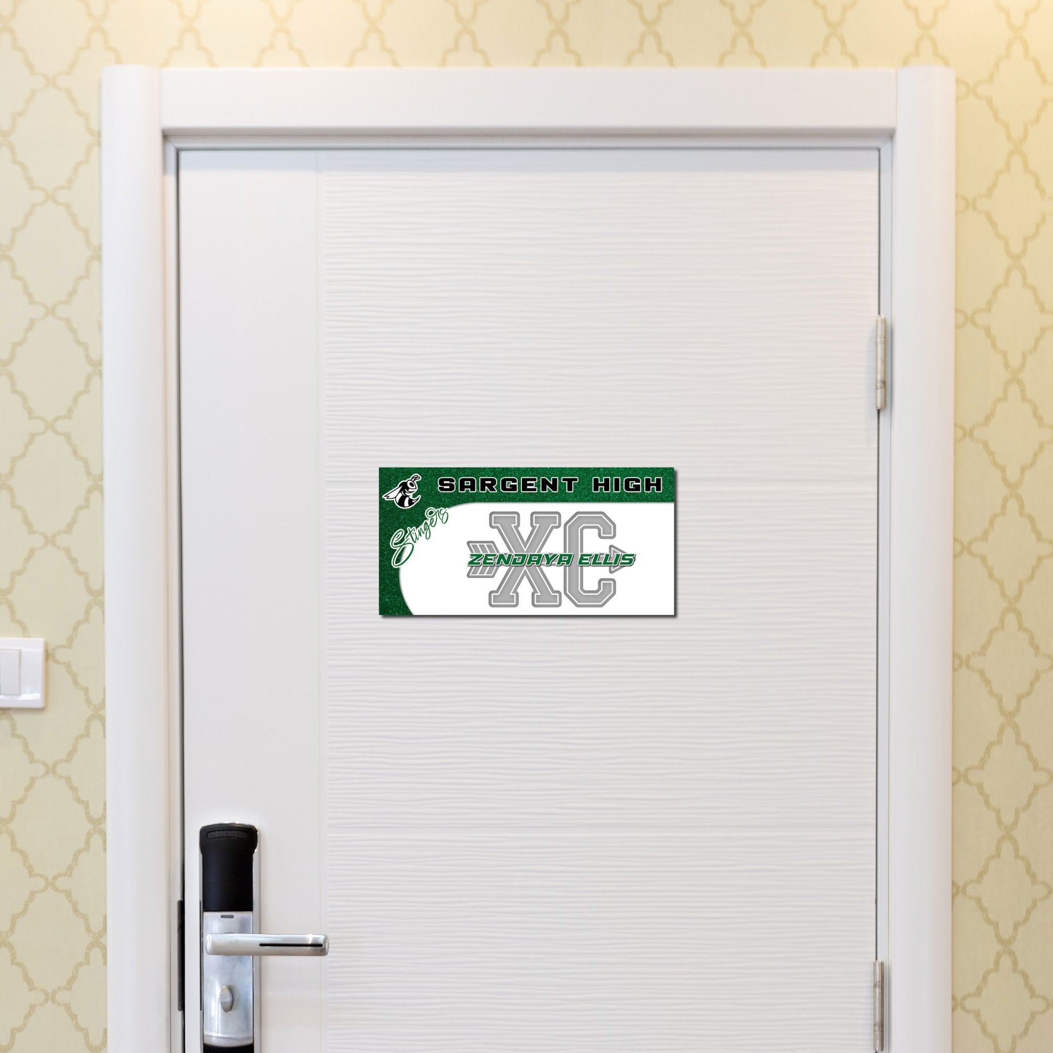 Custom Cross Country Meet Hotel Door Sign