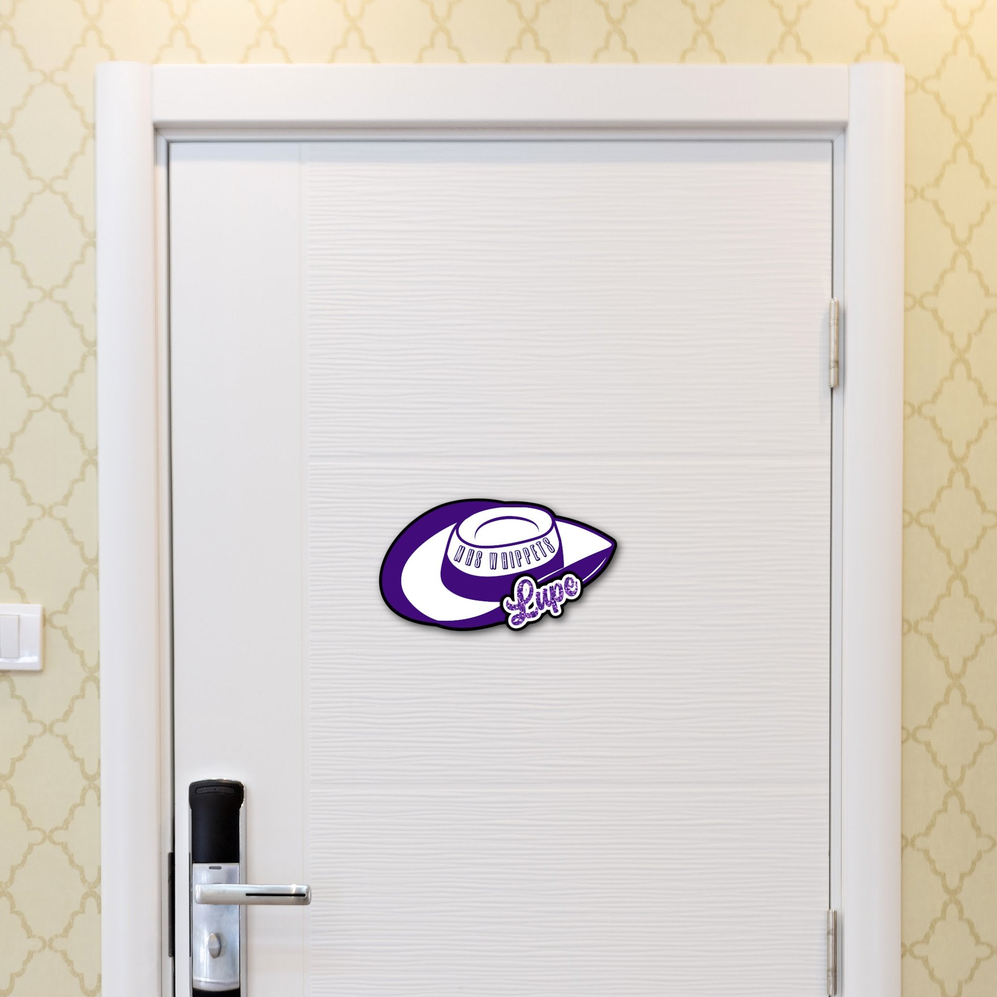 Custom Drill Team Contest Hotel Door Sign
