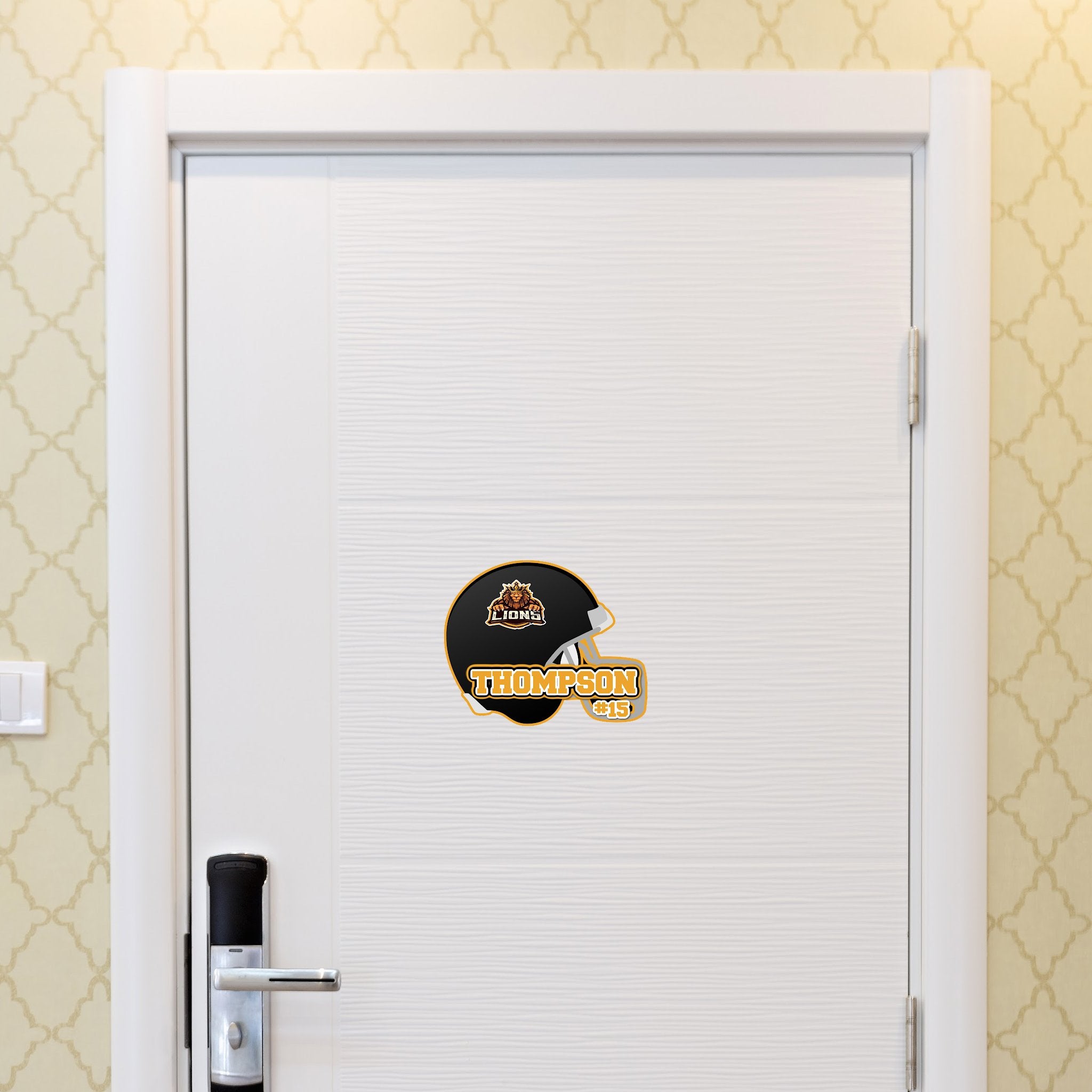 Custom Football Camp Hotel Door Sign
