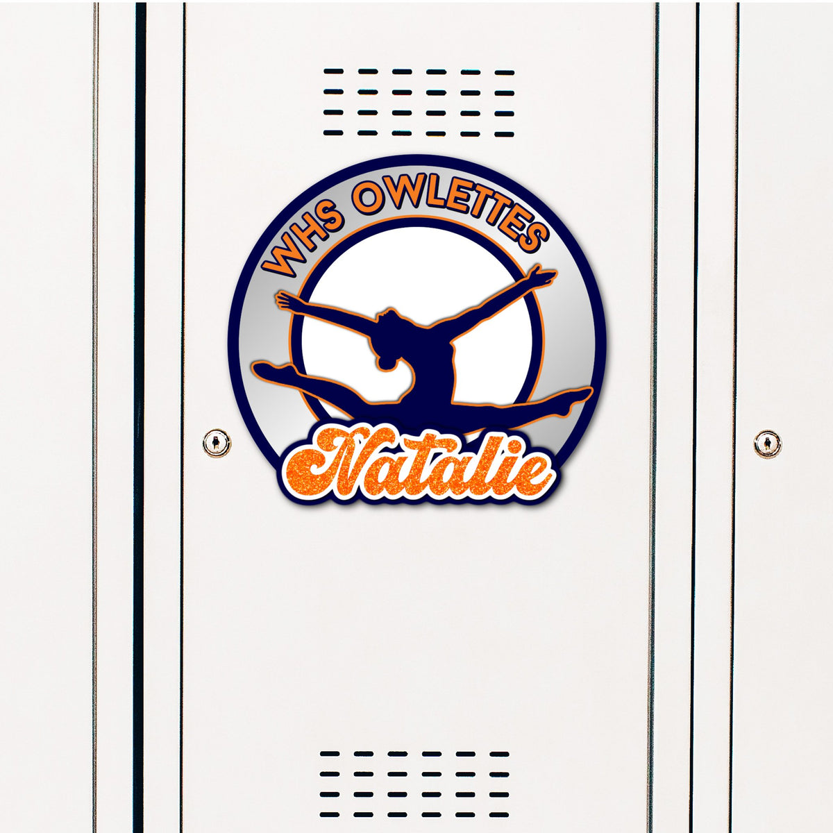 Gymnastics Circle Locker Decoration PRACTICALLY PERFECT PRINTABLES