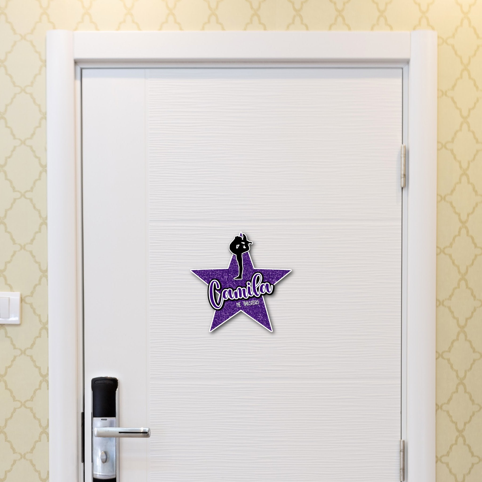 Custom Gymnastics Tournament Hotel Door Sign