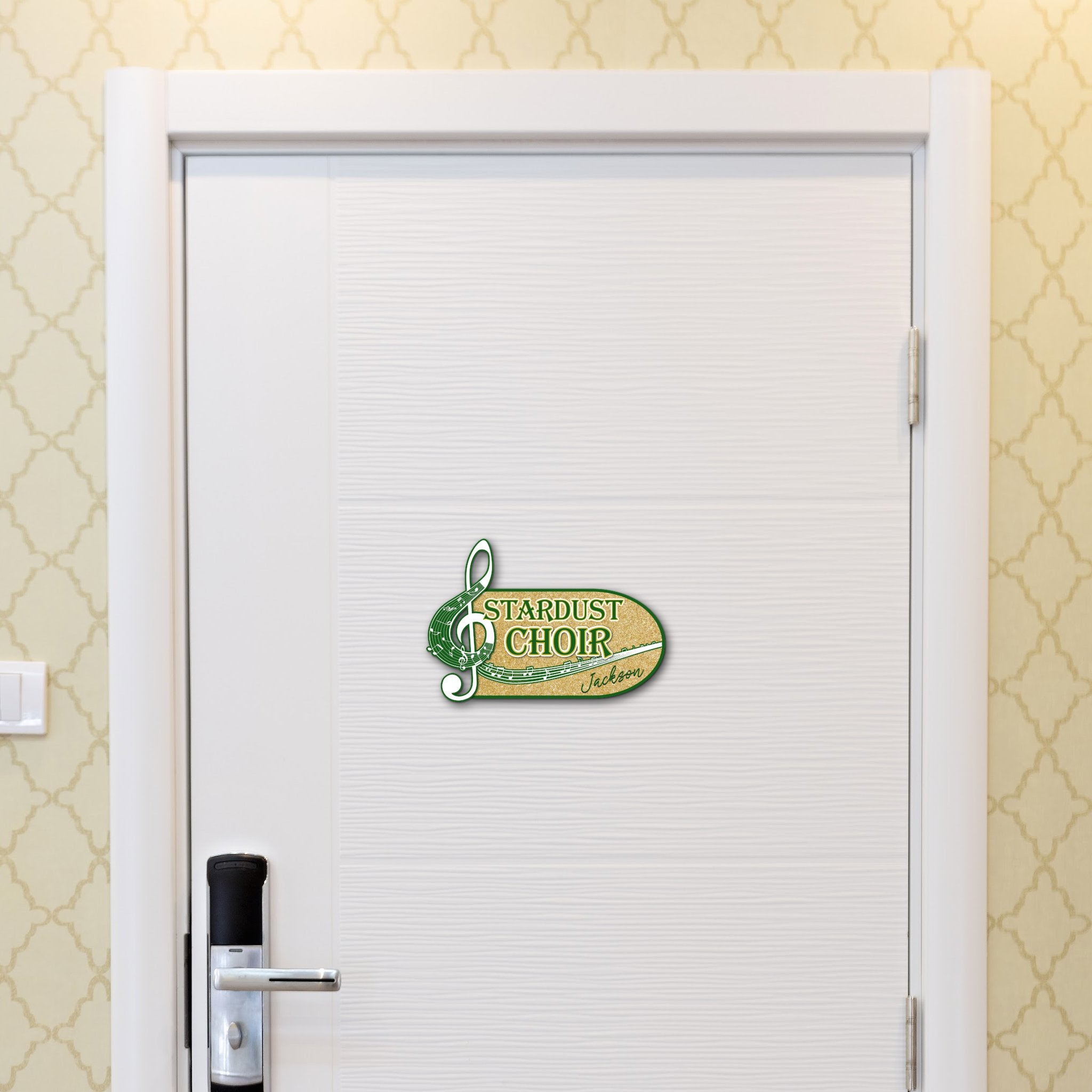 Custom Music Contest Tournament Hotel Door Sign