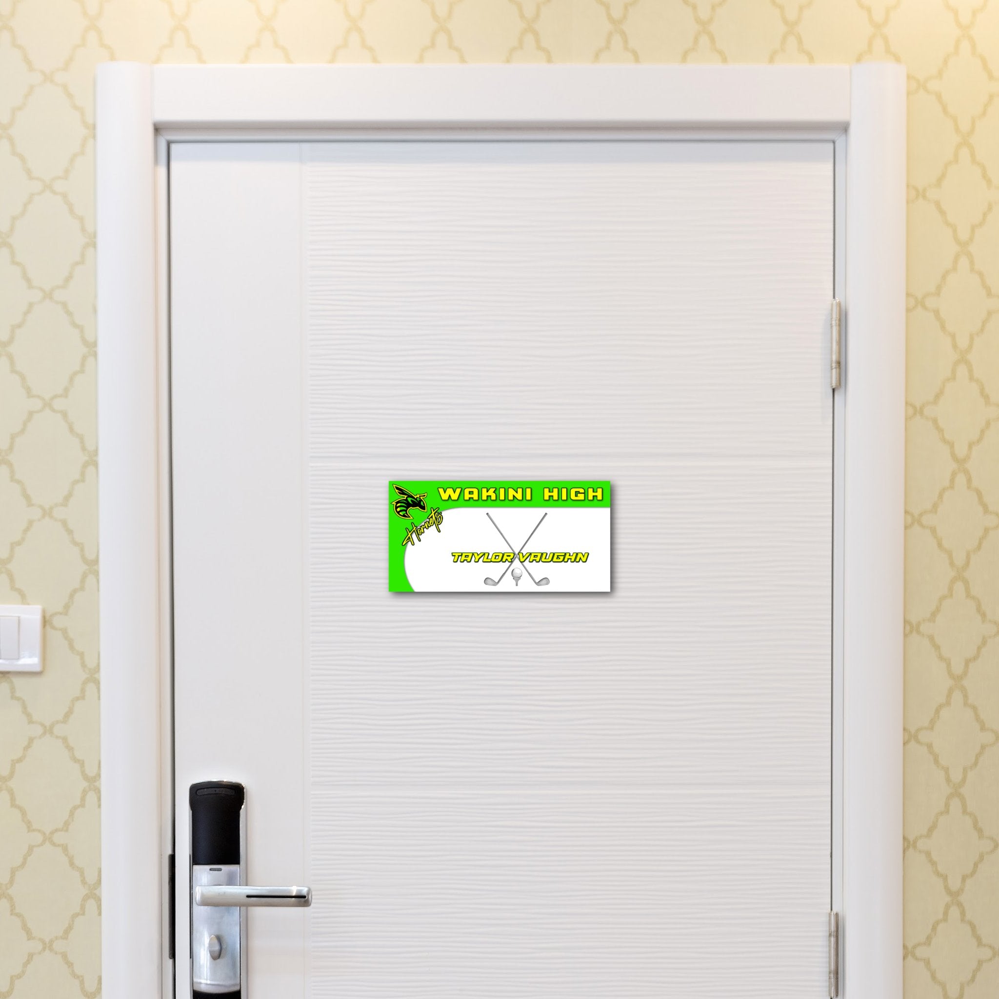 Custom Golf League Tournament Hotel Door Sign