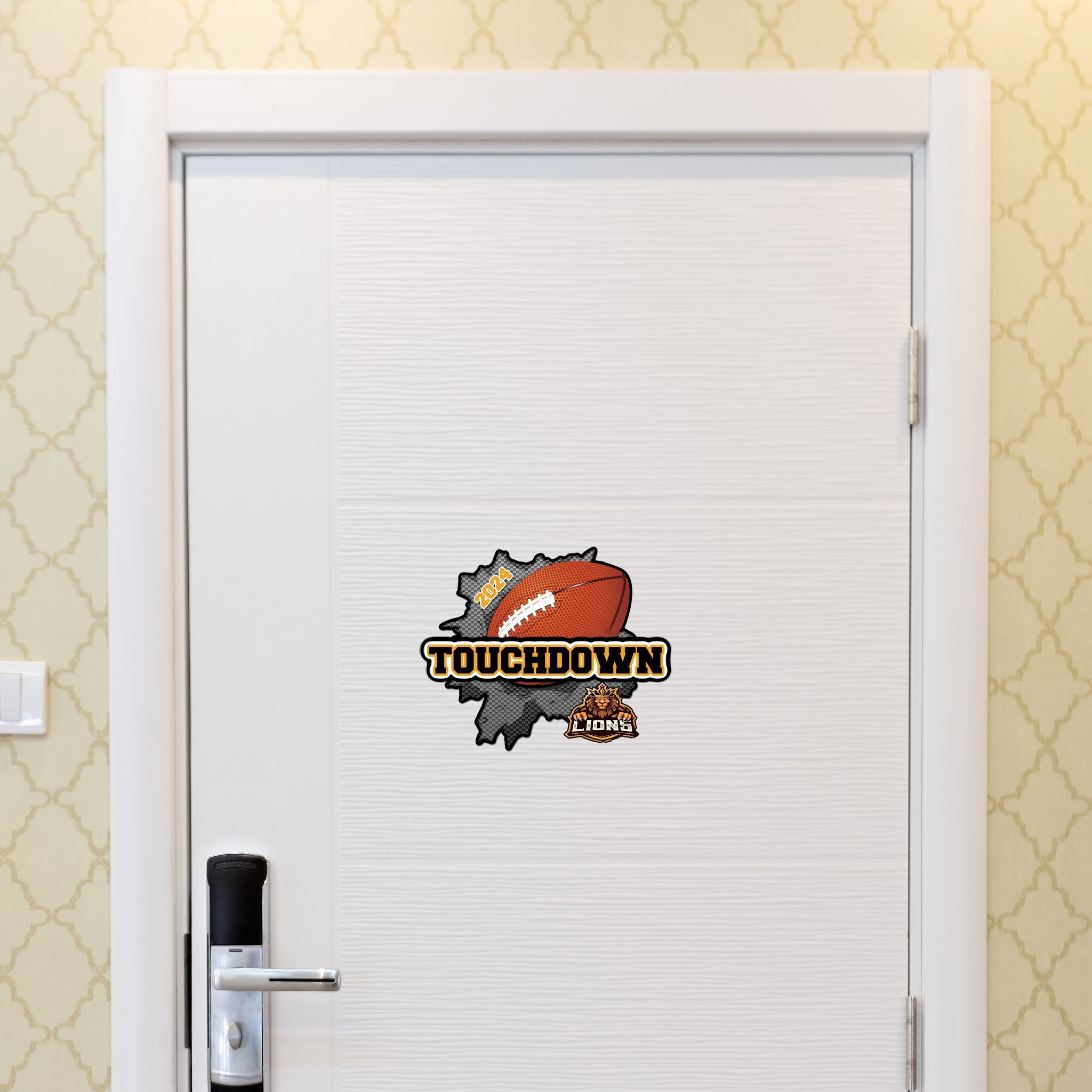 Custom Football Camp Hotel Door Sign