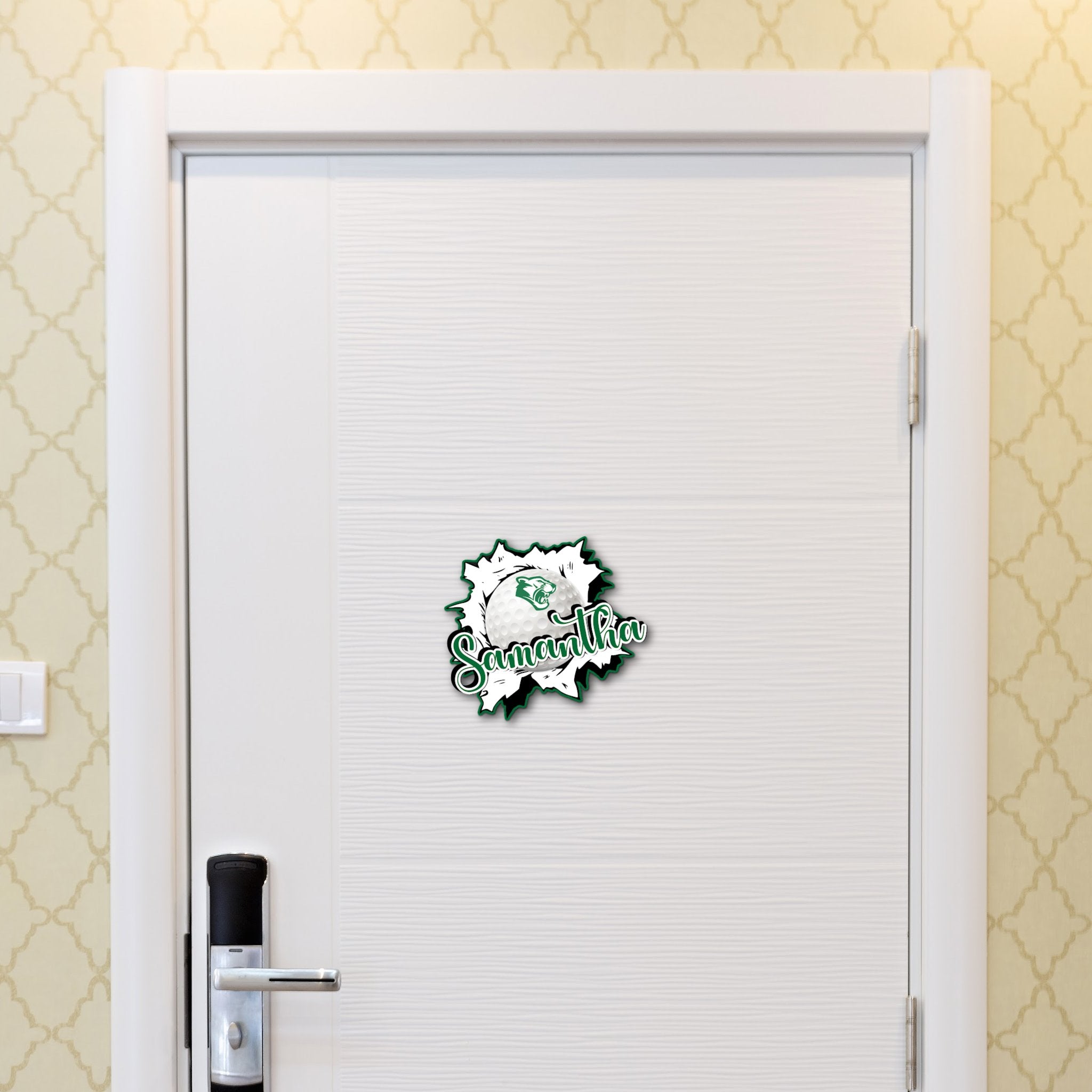Custom Golf League Tournament Hotel Door Sign