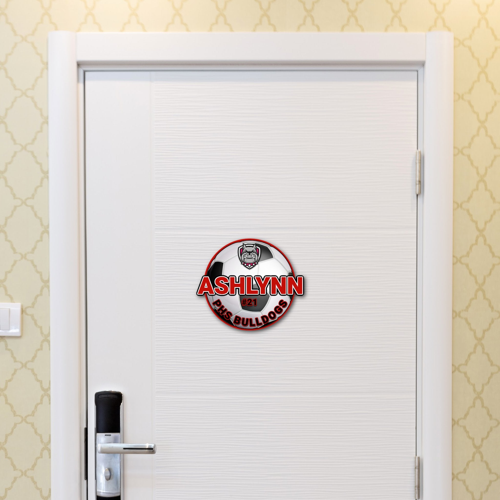 Custom Soccer Team Tournament Hotel Door Sign