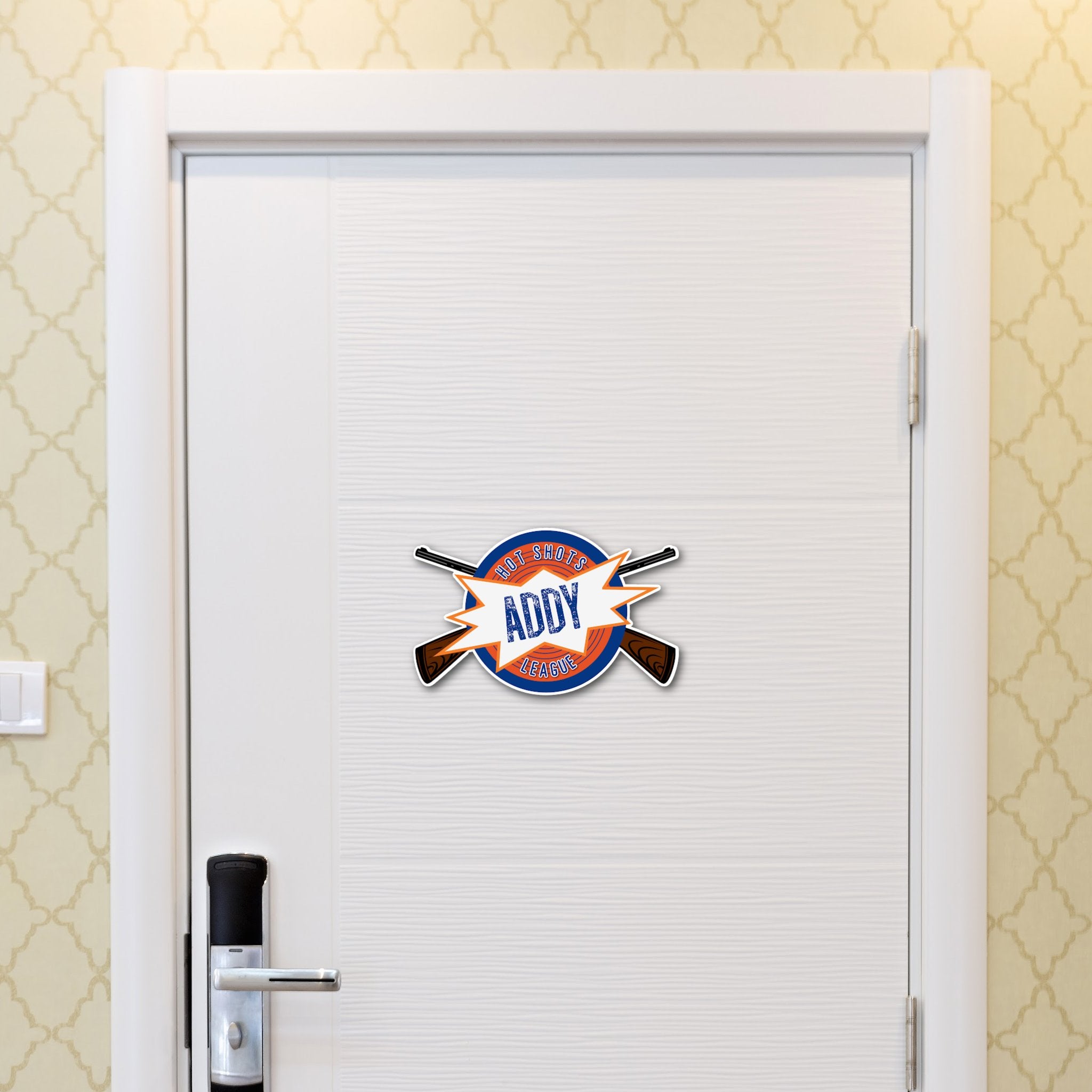 Custom Trap & Skeet Tournament Hotel Door Sign