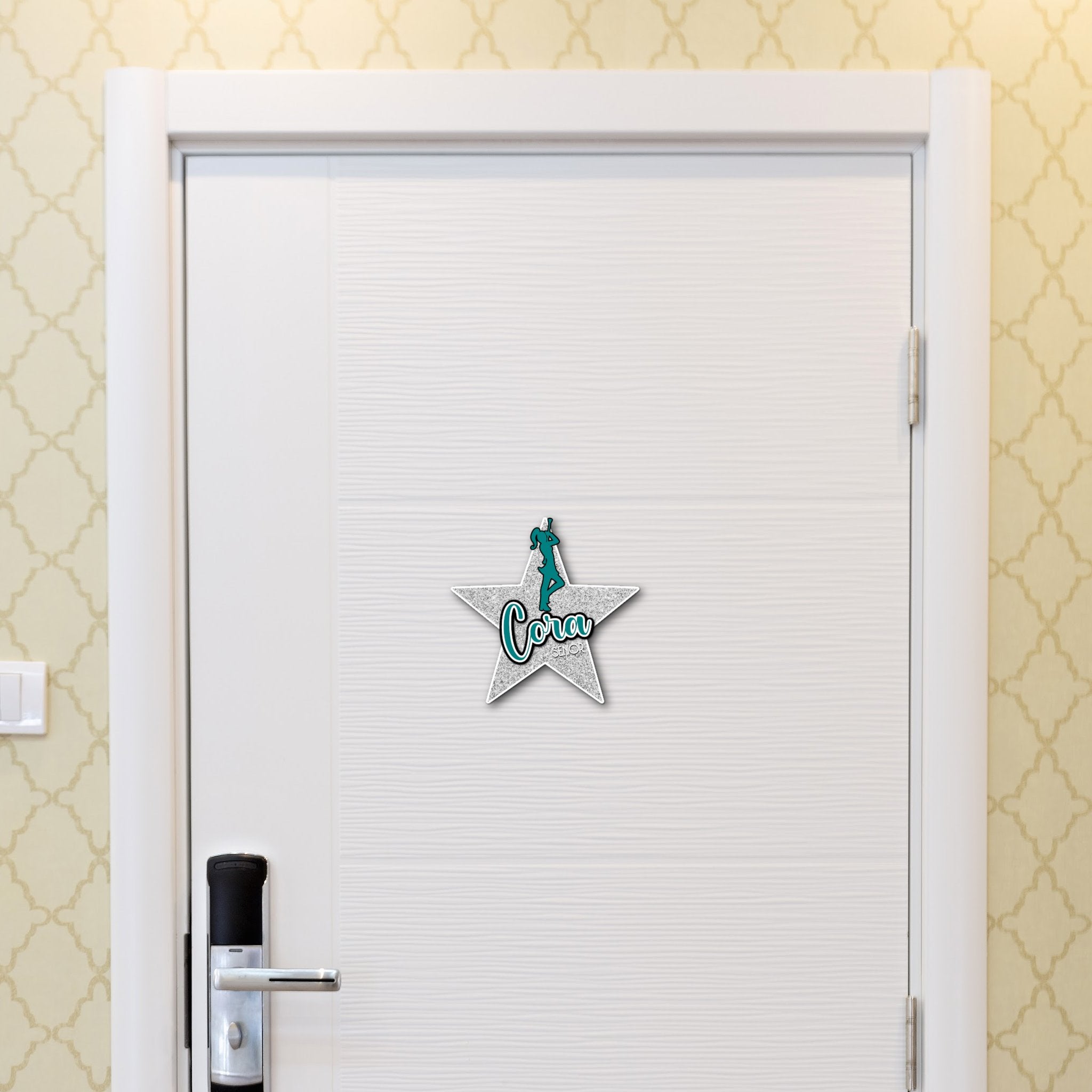 Custom Baton Twirler Marching Band Contest Hotel Door Sign