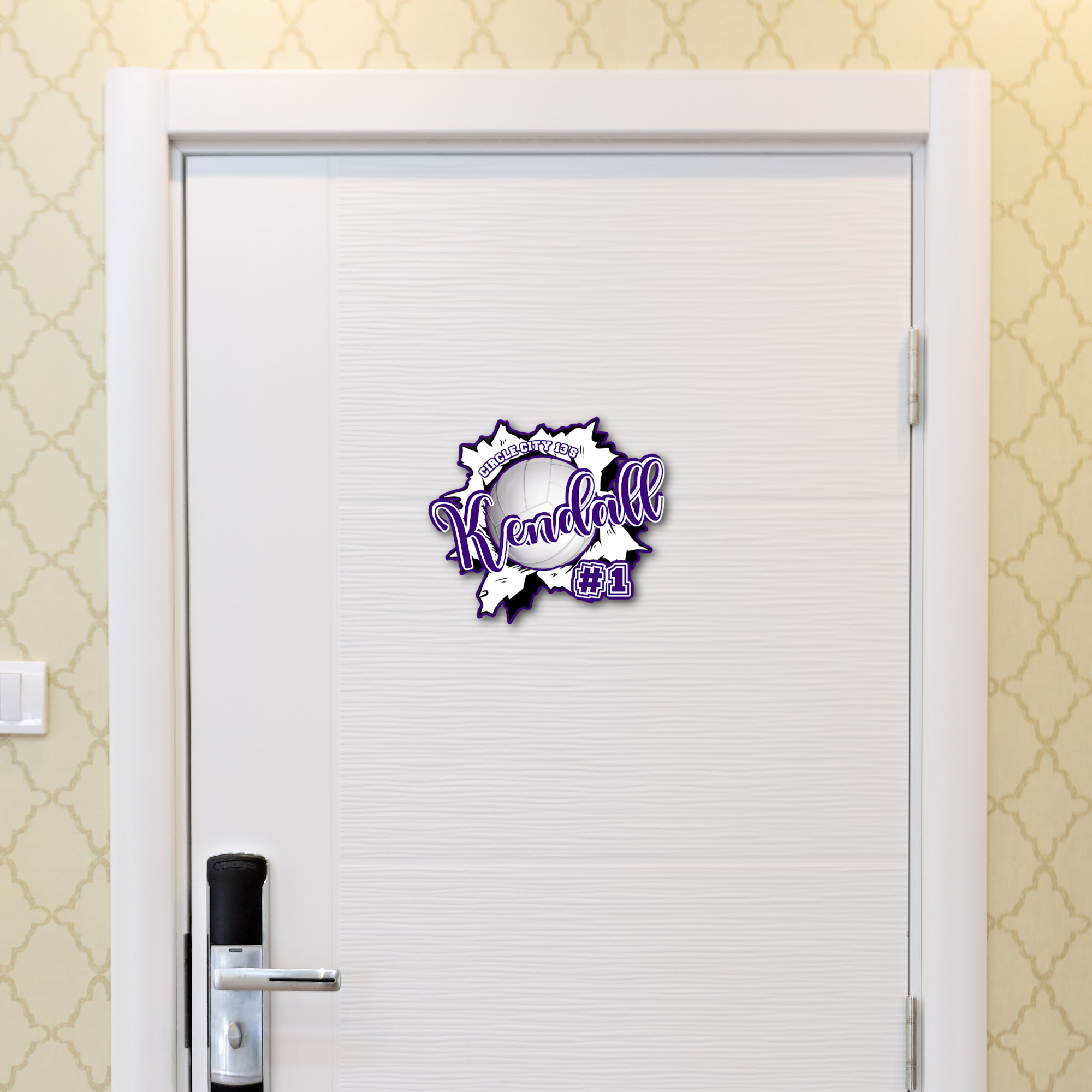 Custom Golf Bag Locker Magnets for Sara