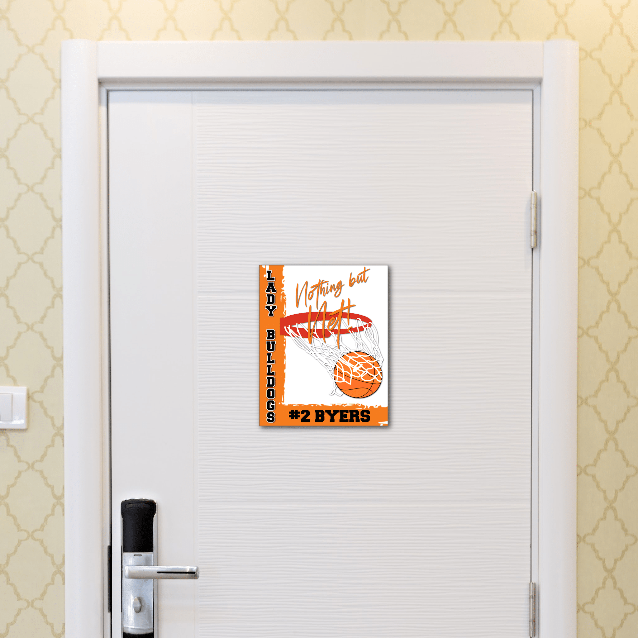 Basketball Nothing but Net Digital Download Locker Decoration