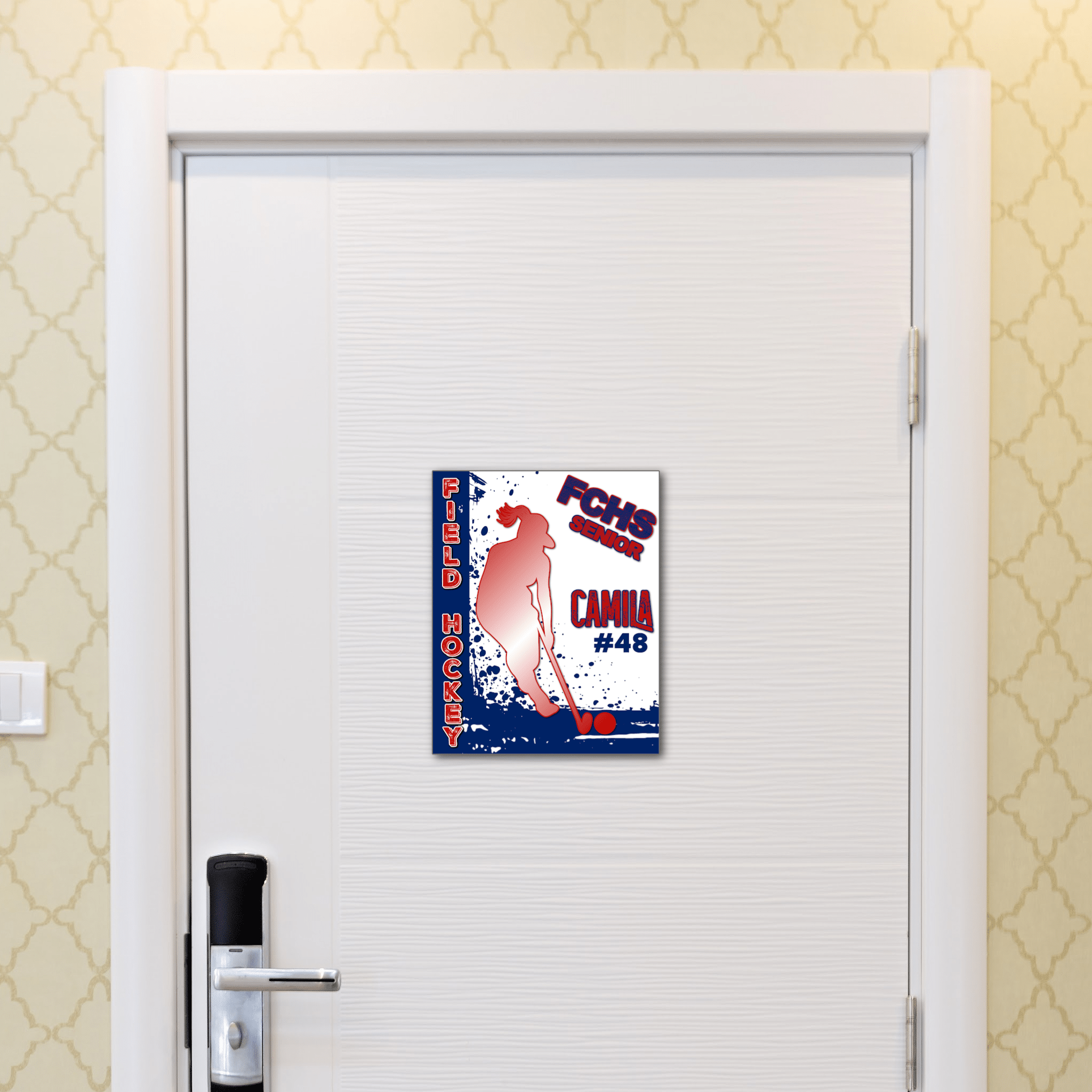 Field Hockey Digital Download Locker Decoration