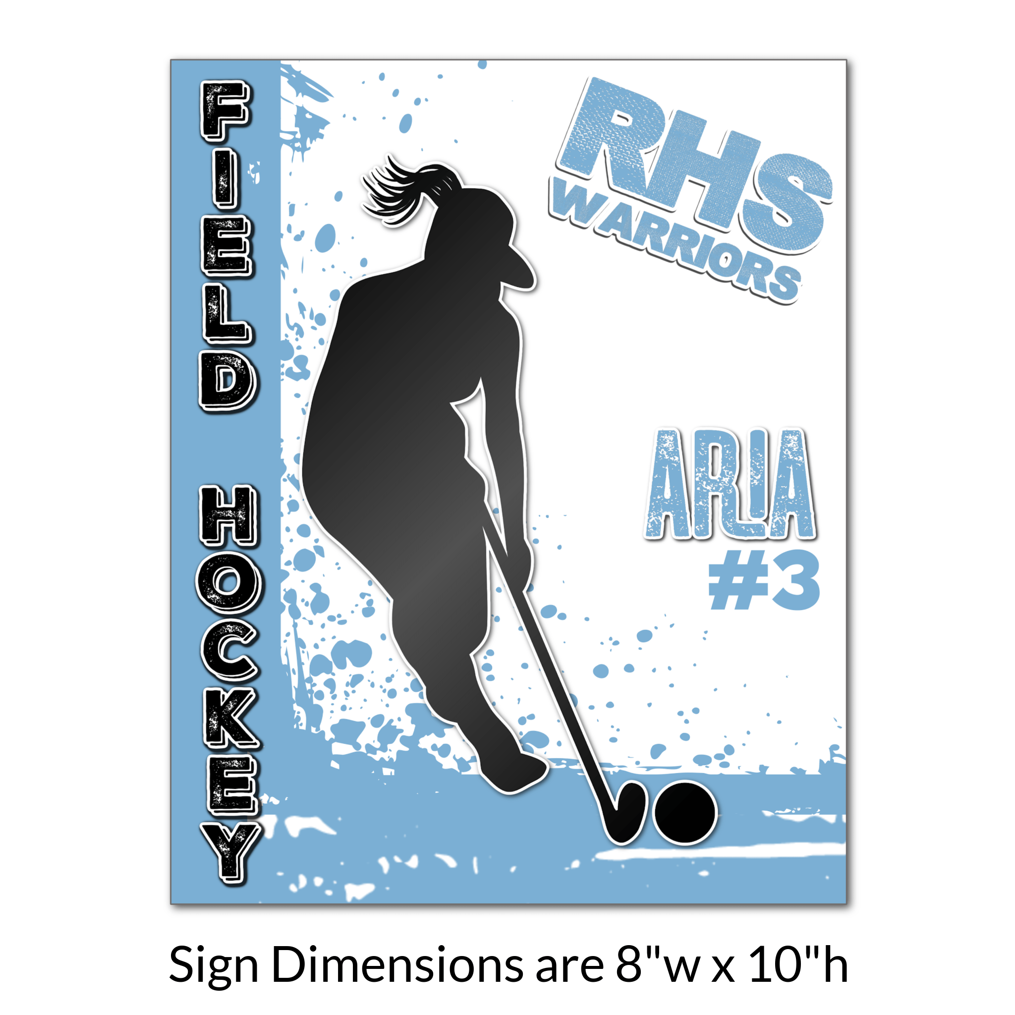 Field Hockey Digital Download Locker Decoration