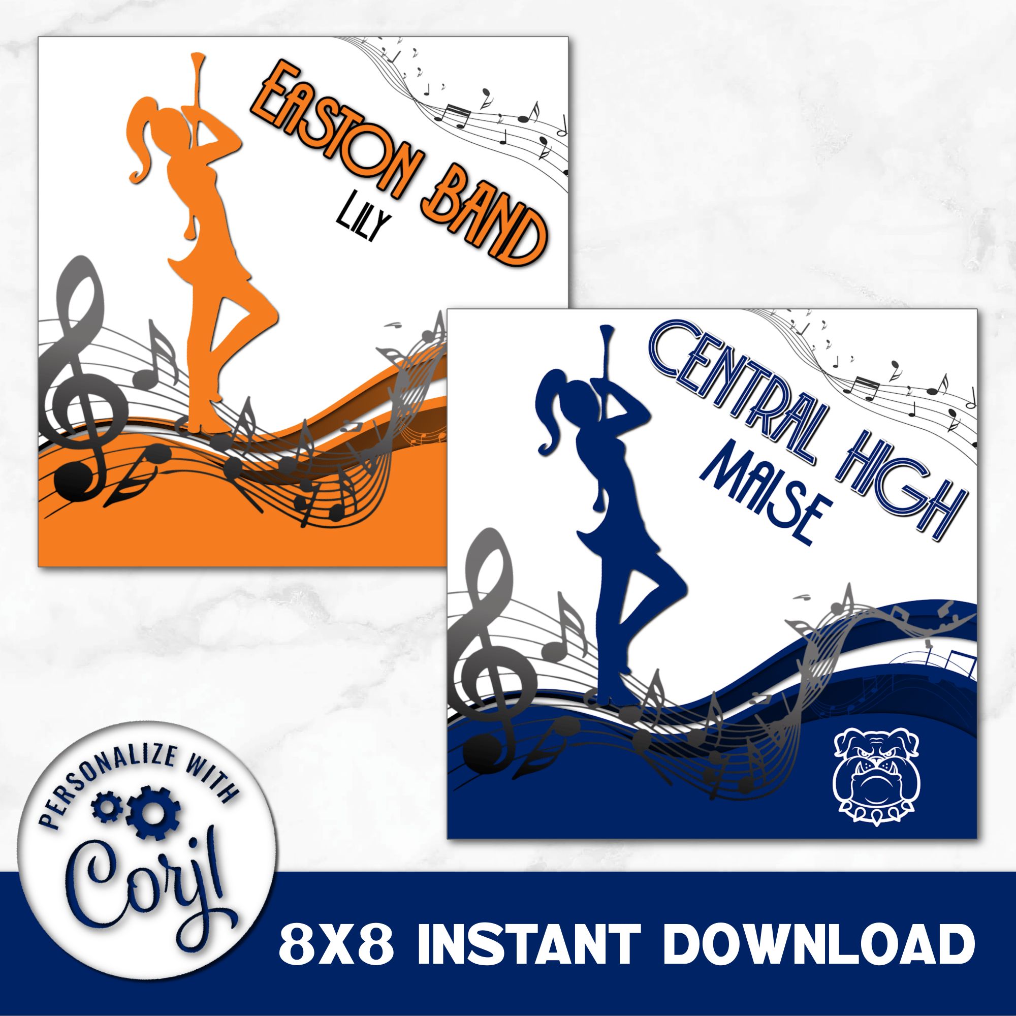 Majorette Digital Download Locker Decoration