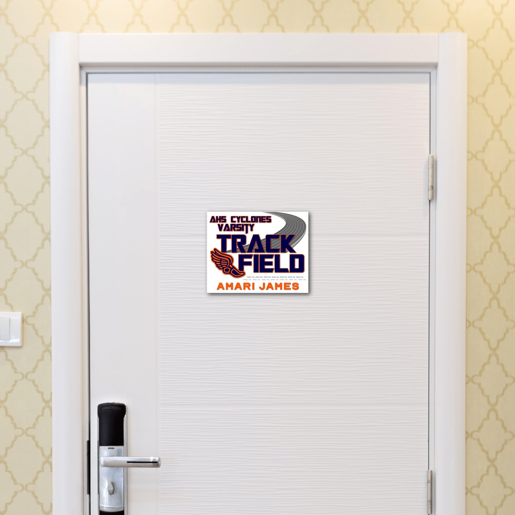 Track & Field BOLD Digital Download Locker Decoration